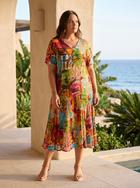 Perpignan Dress Godet