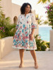 Rothschild Dress Buttonthrough 3/4 Sleeve