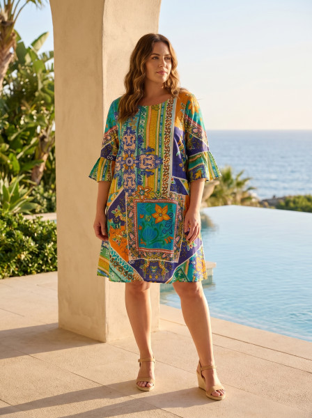 Saint Roch Dress Contemporary Frill Sleeve