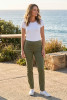 Full-Length Stretch Denim Pants