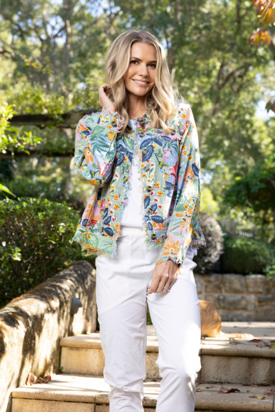 Sur Mer Jacket Fringe