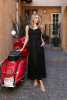Linen Blend Dress Strappy
