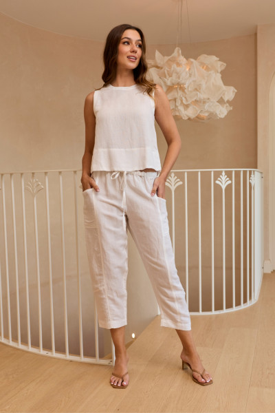 Linen Solid Pant NEW