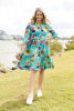 Vivian V Neck Shirt Dress