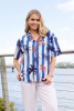 Margot Collared Short Sleeve Top