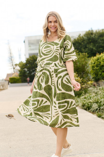 Yvonne Dress Round Neck