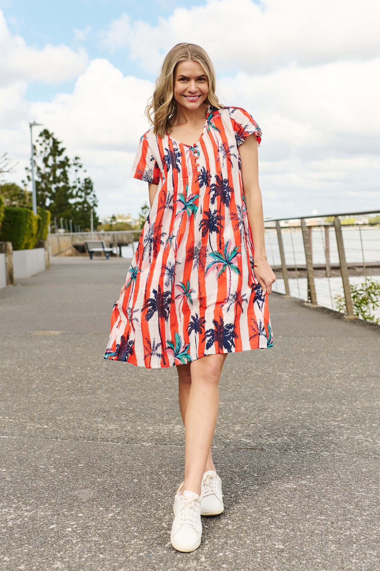 Nicola Dress Cap Sleeve