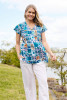 Kayla Cotton Blouse Short Sleeve