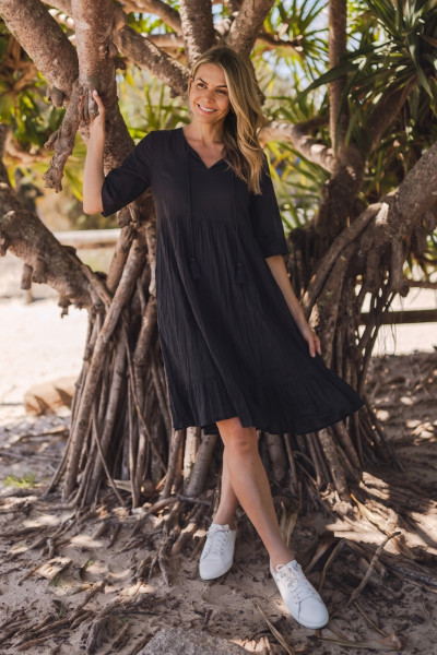 Amber Dress Solid With Lining