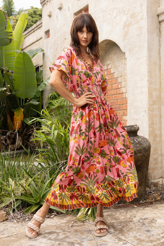 Chaira Dress Shirred Waist