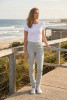 Full-Length Stretch Denim Pants