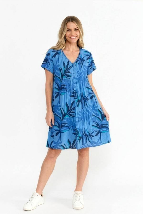 Nicola Dress Cap Sleeve