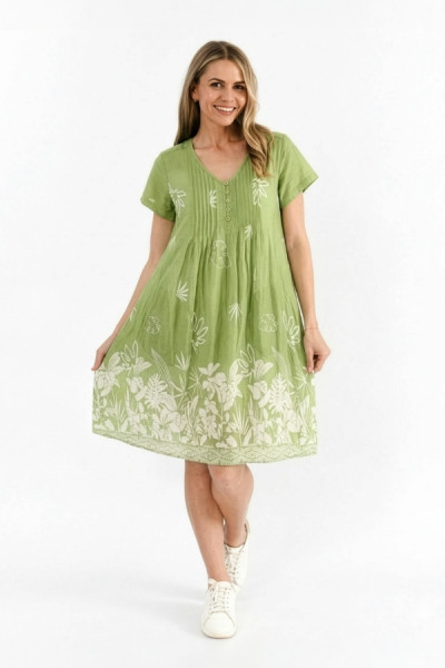 Nicola Dress Cap Sleeve