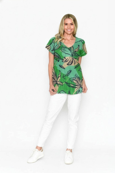 Kayla Cotton Blouse Short Sleeve