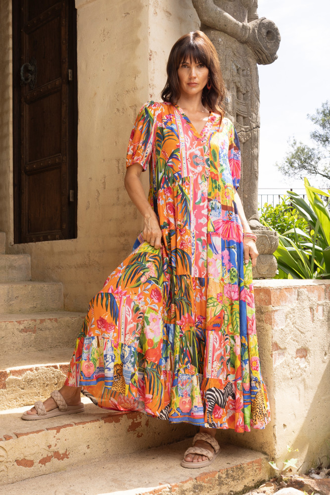 Stefania Dress V Maxi