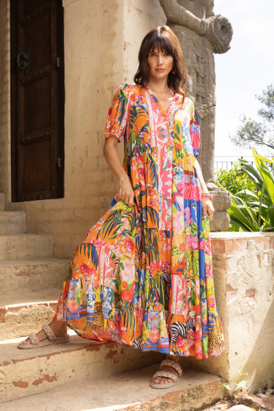 Stefania Dress V Maxi