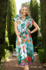 Provence Dress COLLAR Tie Waist