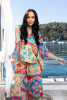 Foulard Fleurs Top Oversize