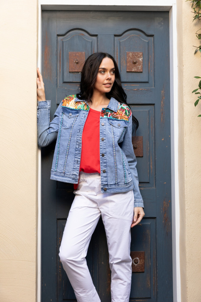 Jardin Exotique Jacket Denim Patch