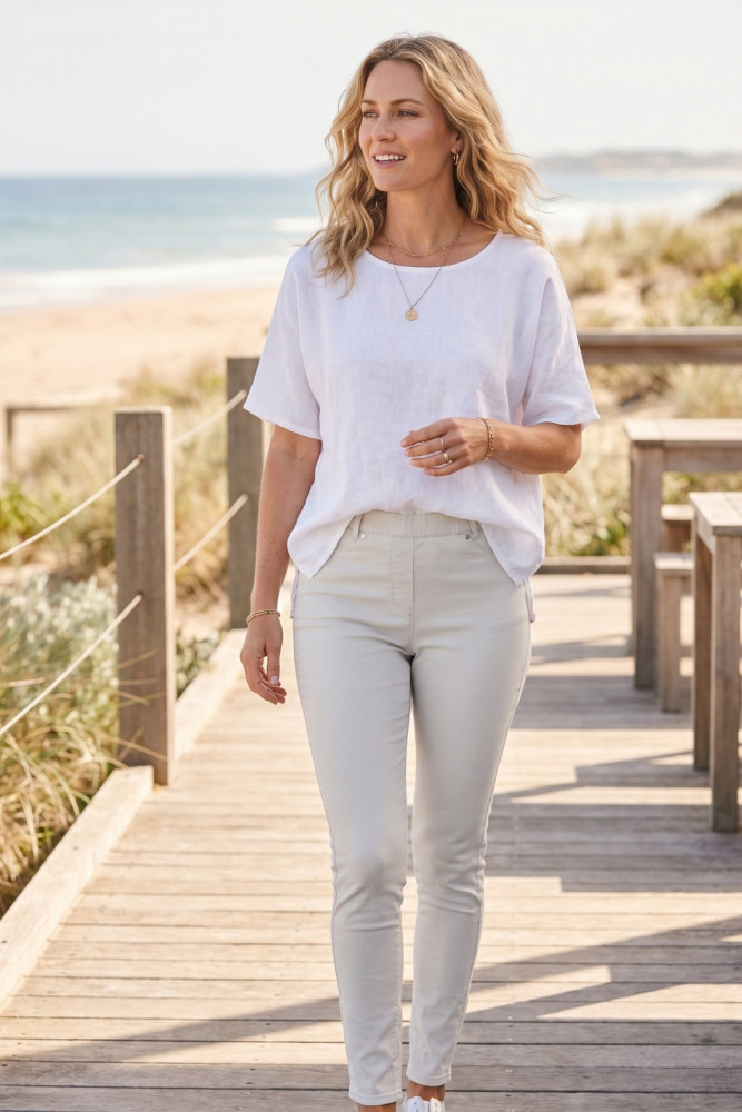 Full Length Stretch Denim Jeggings