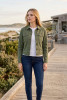 Cropped Stretch Denim Jacket