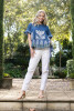 Liberte Blue Top Frill