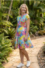 Leela V Neck Mini Dress