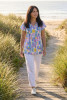 Kayla Cotton Blouse Short Sleeve