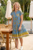 Leela V Neck Mini Dress