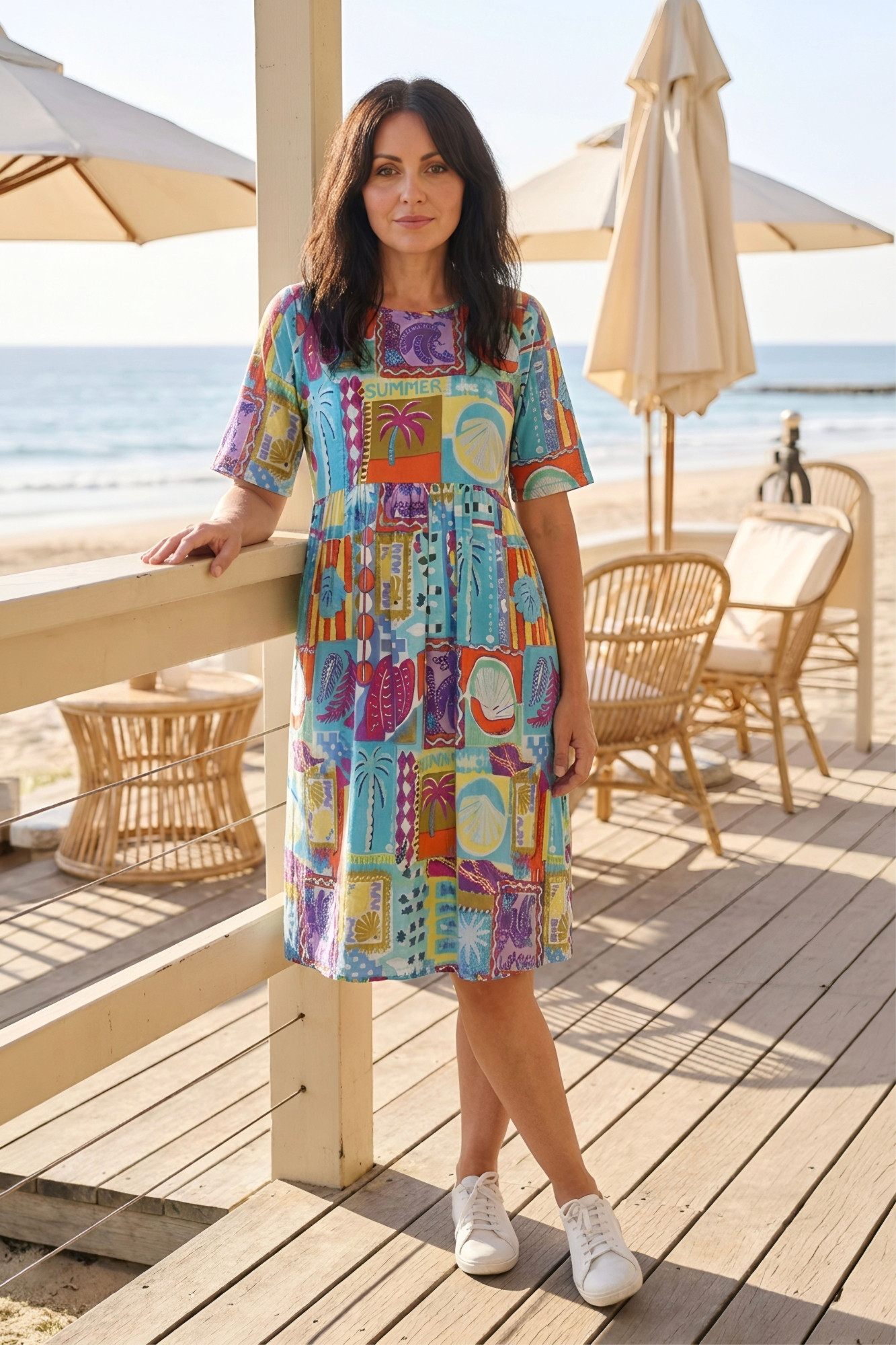 Yvonne Dress Round Neck