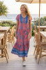 Zola V Neck Maxi Dress