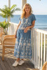 Zola V Neck Maxi Dress