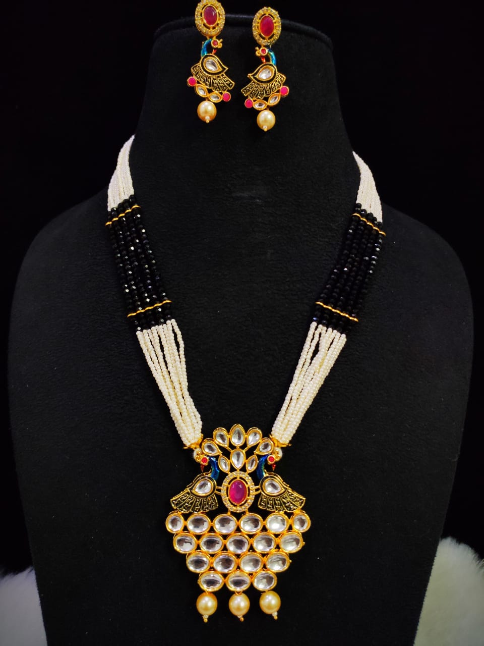 Kundan 2025 meena pendant