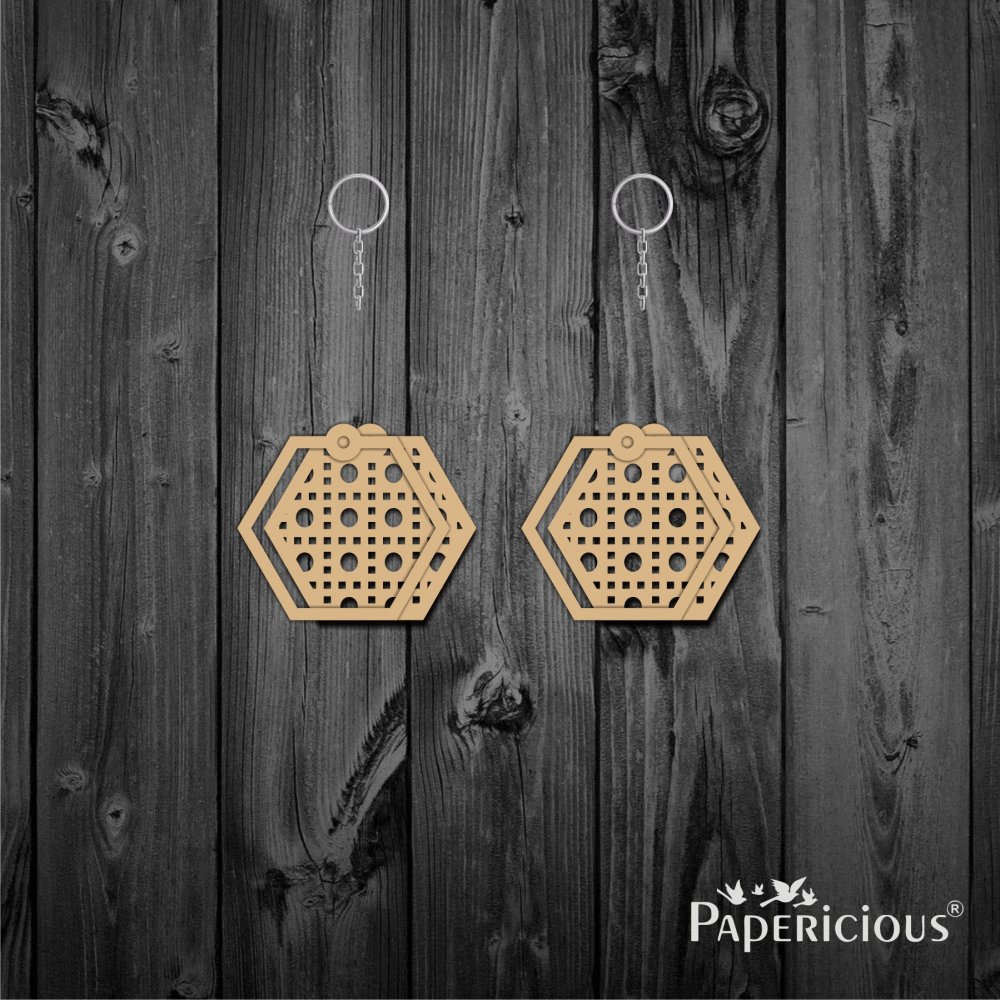 Mdf Keyring Keyring Raw MDF Hanging