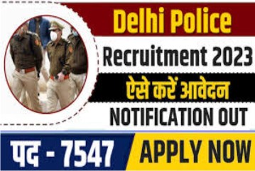 SSC Constable Male and Female in Delhi Police Exam 2023 Apply Online for 7547 Post