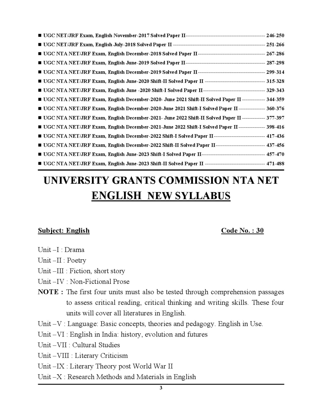 Youth UGC NETJRF English Previous Year Solved Papers 2024