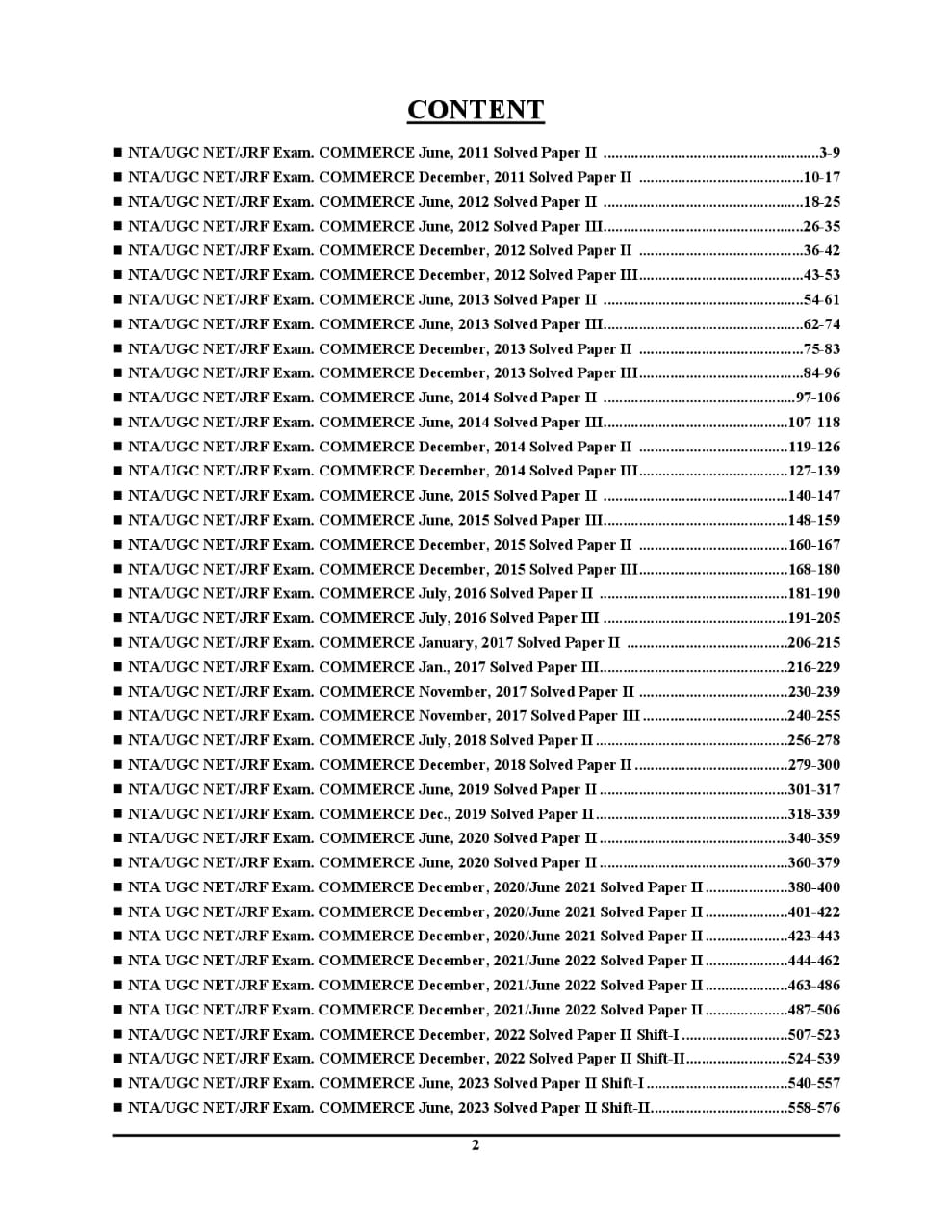Youth UGC NETJRF COMMERCE Previous Year Solved Papers English Medium 2024