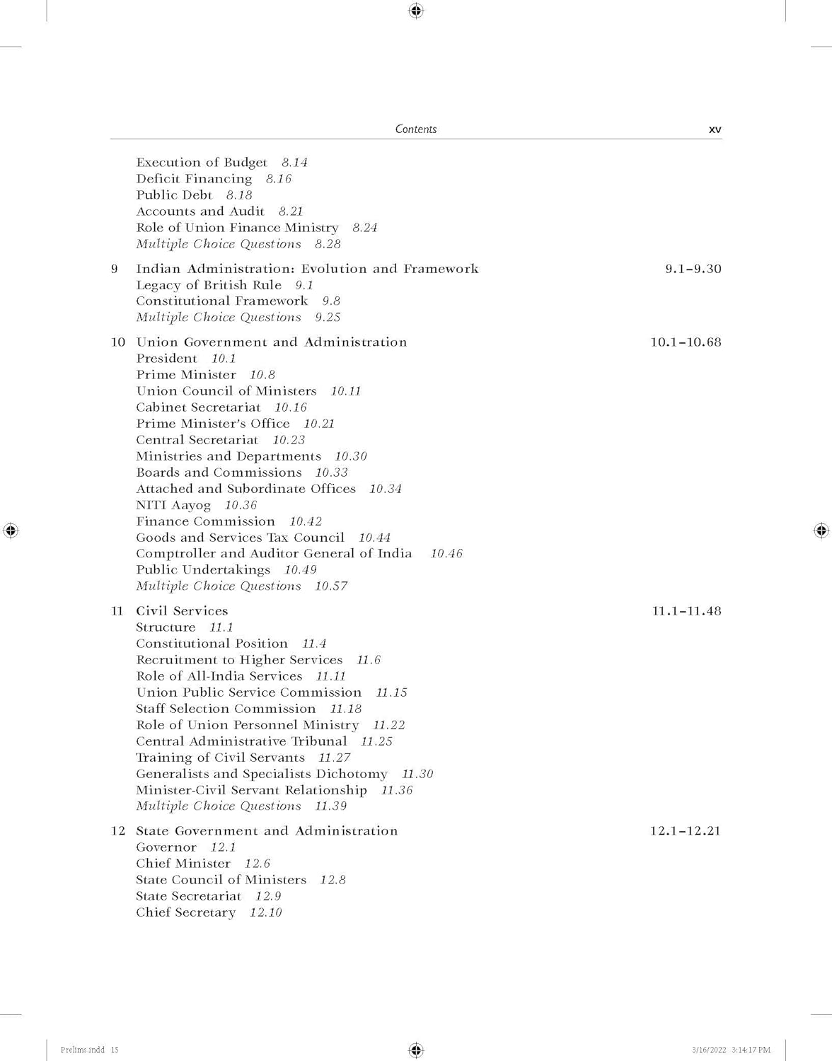 Public Administration M Laxmikant