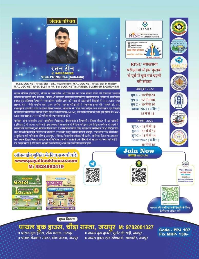 Payal First Grade Management - Ratan Sain