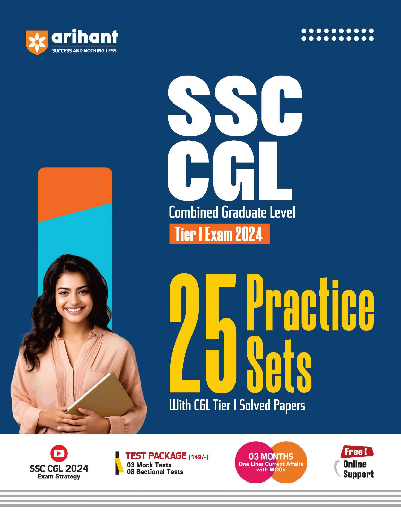 Arihant SSC-CGL Combined Graduate Level Tier-1 Exam 25 Practice Sets