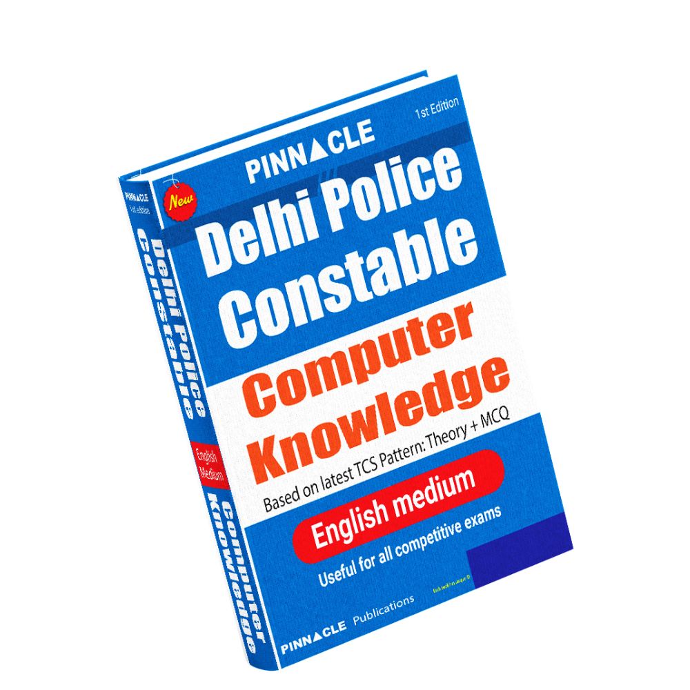 PInnacle Delhi Police Constable Computer Knowledge Theory MCQ Tcs Pattern Book I English Medium