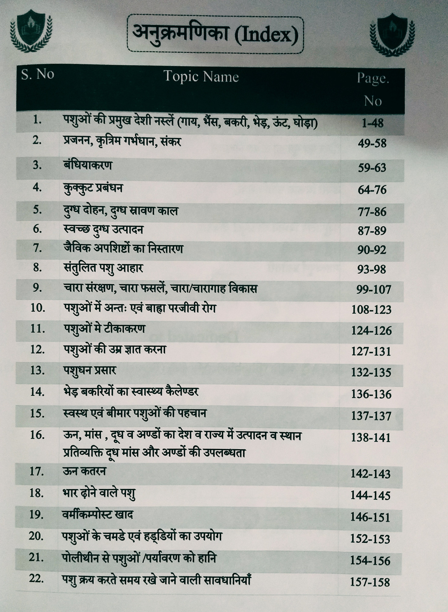 Online Sarthi Pashu Parichar Animal Attendant Handwritting Notes Bhag-B By Ram Saini