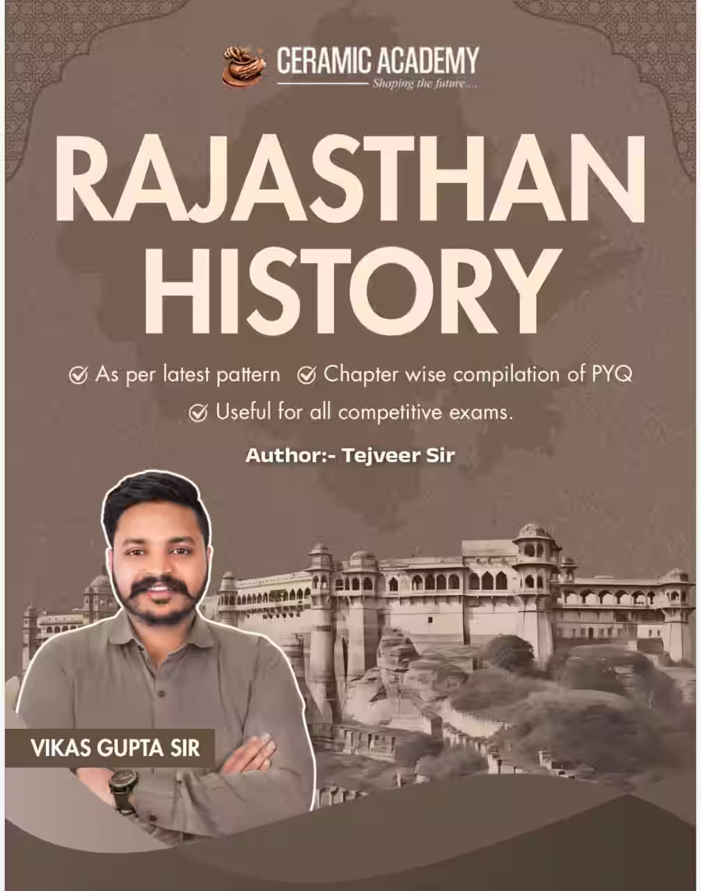 Ceramic Academy Rajasthan History English Medium New Edition 2026 By Vikas Gupta Sir
