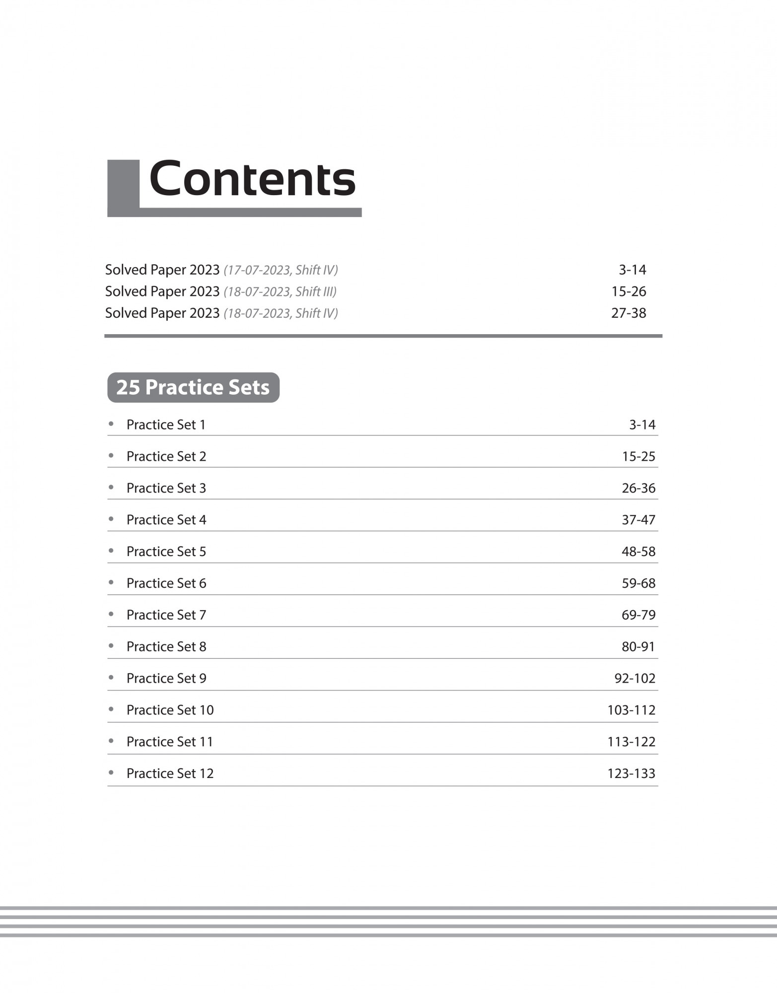 Arihant SSC-CGL Combined Graduate Level Tier-1 Exam 25 Practice Sets
