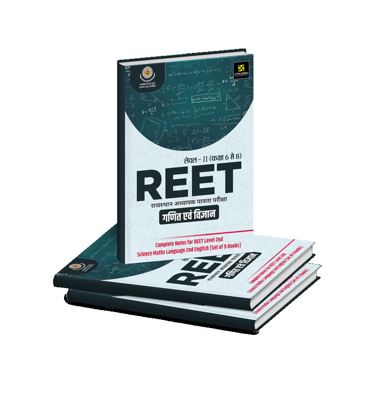 Utkarsh REET Level-2 6-8 Maths-Science Ganit-vigyan 9 Books Set