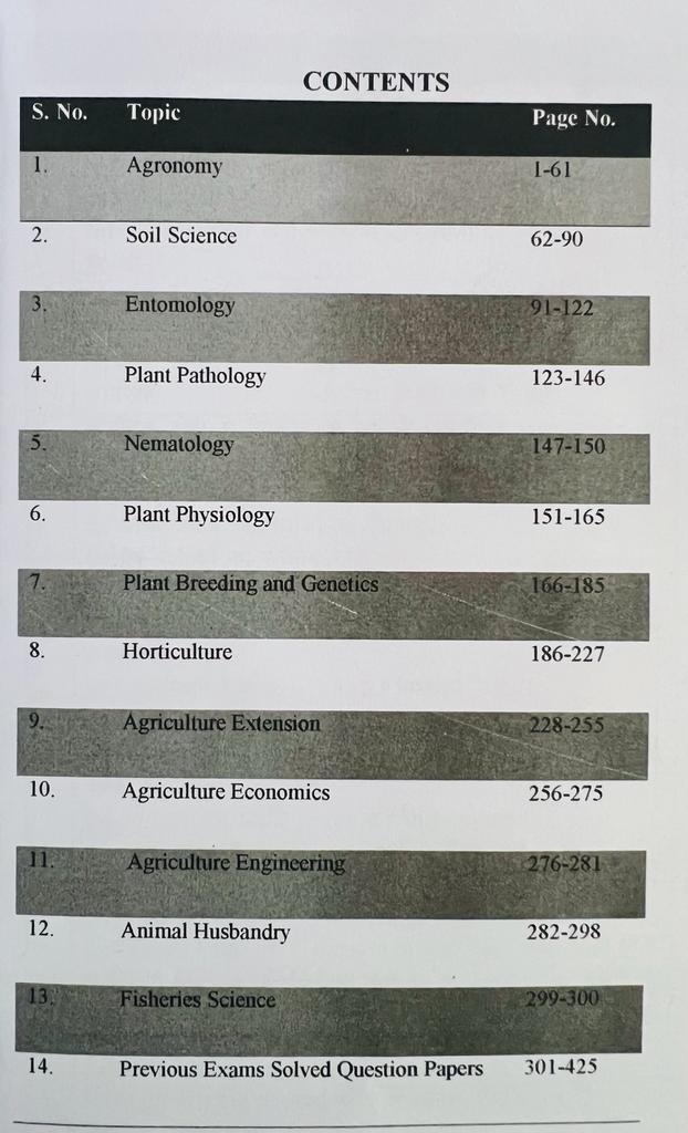 VB Objective Agriculture - Nem Raj Sunda