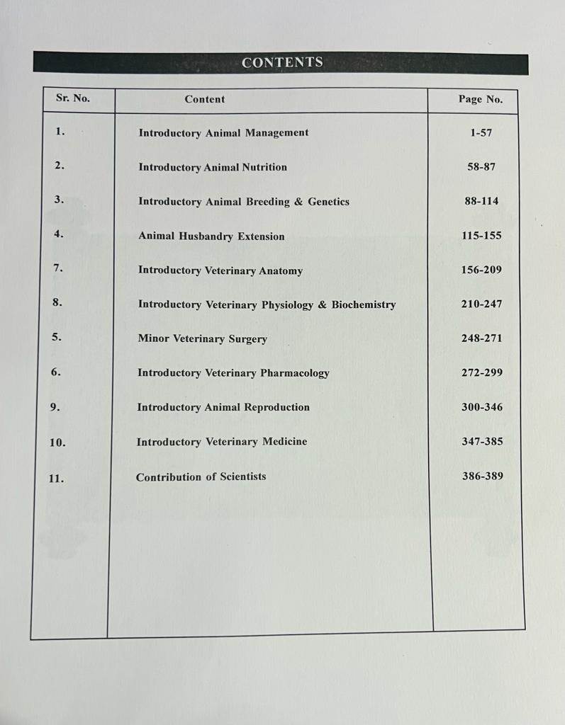 Pashu Aarogyam For LSA VLDA AVFO LEO Exam Vol-1 - Sheelendra Kumar Tanwar