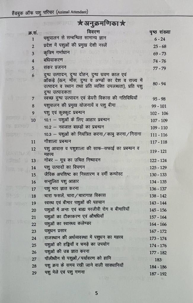 Juna Hand Book Of Pashu Parichar Animal Attendant - Ram Chandra Choudhary