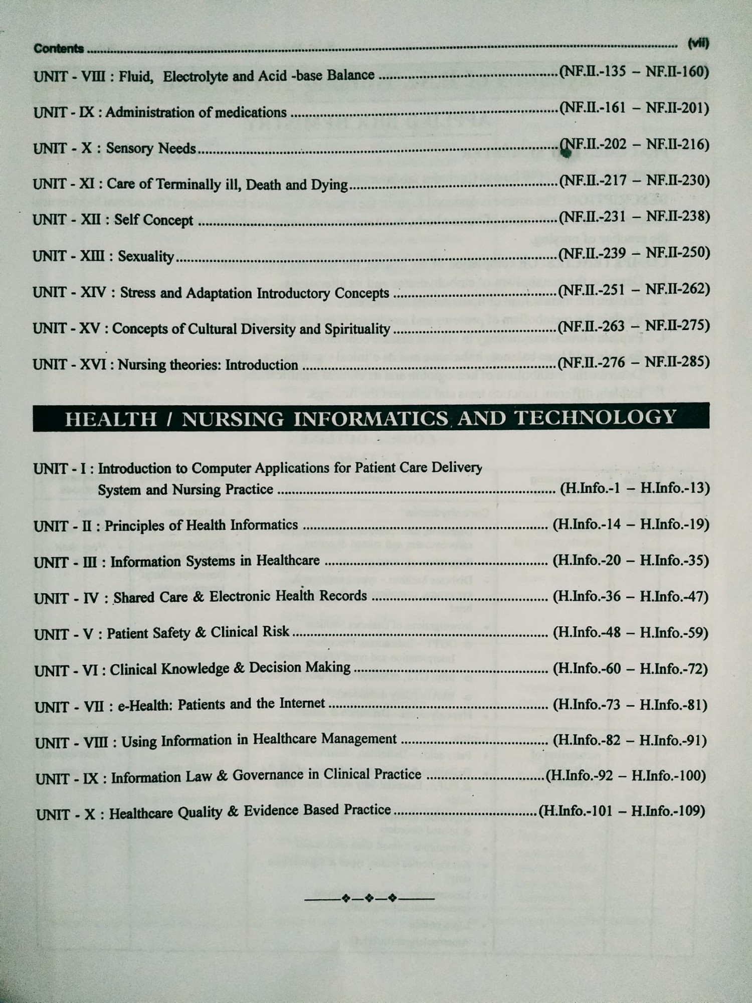 Amit Publication RUHS B Sc Nursing 2nd Semester Question PackageUnitwise Solved Paper