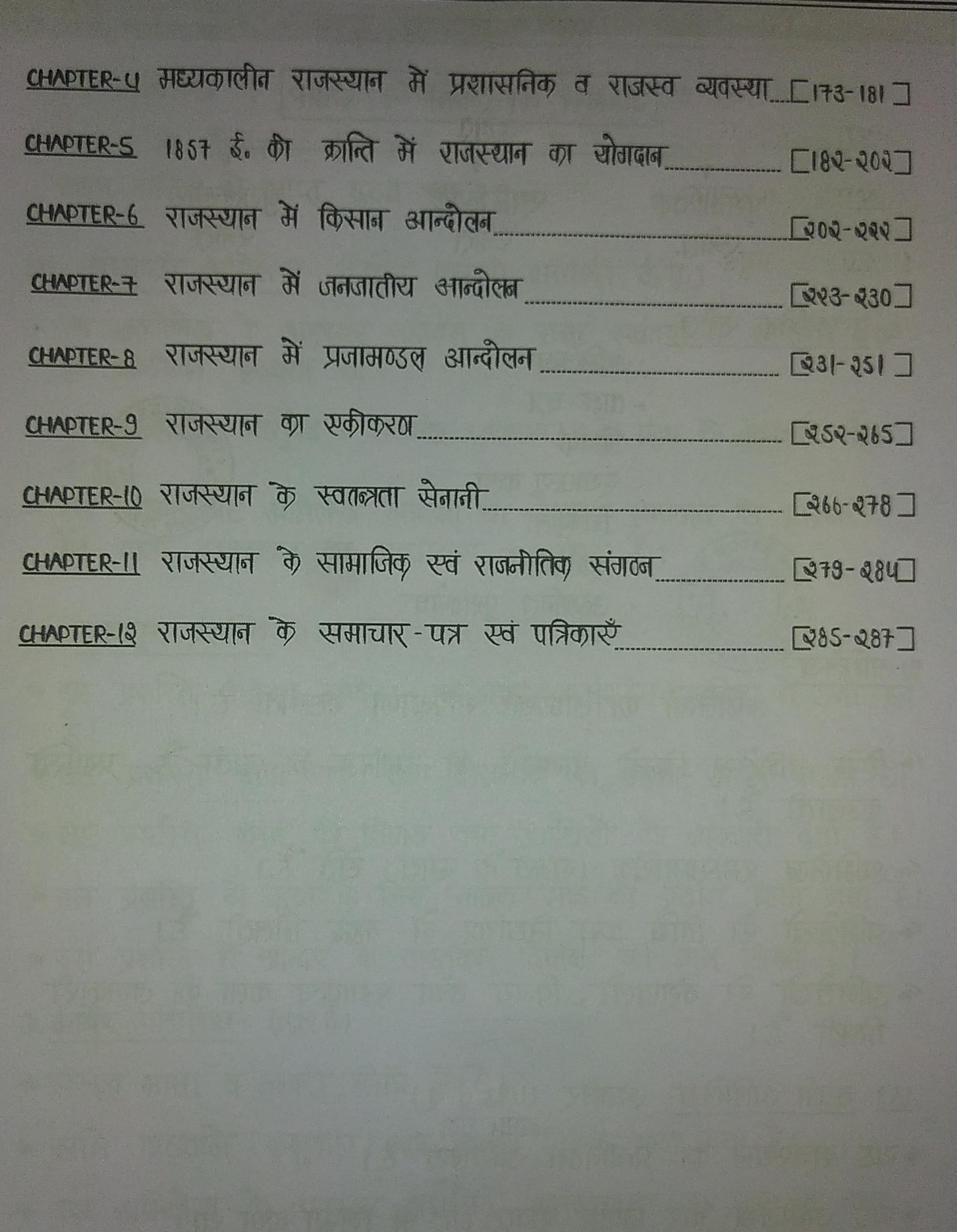 Spring Board Ras Pre-SI Rajasthan Ka Itihas Hindi 2024